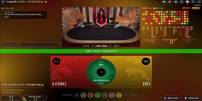 Làm sao để bắt đầu chơi Long Hổ tại iwin?